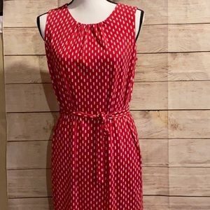 Ann Taylor Medium Petite Dress Magenta Pink